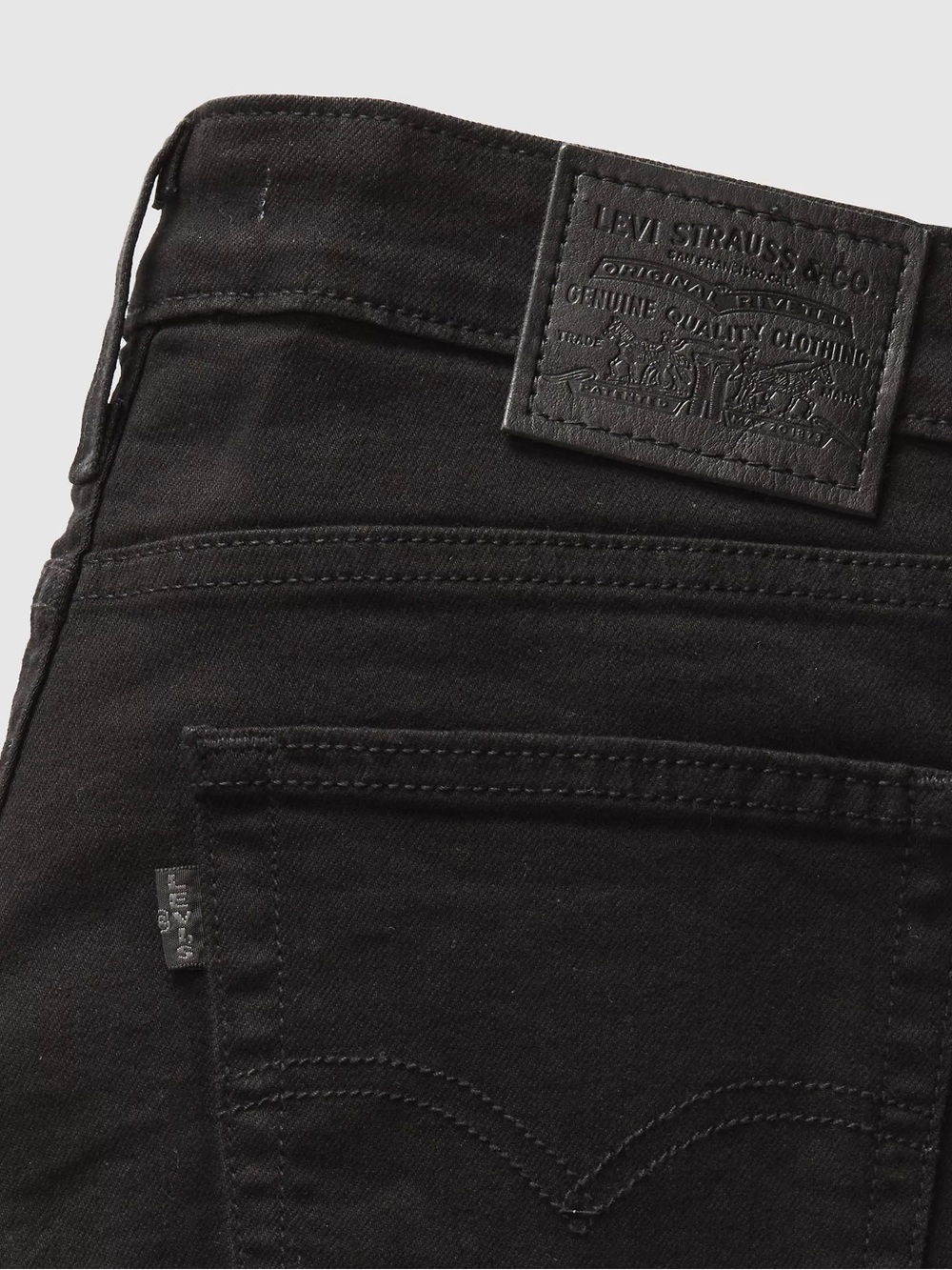 Levi’s 725 black high rise boot cut jean. Size: 29w/34l - Picture 7 of 10